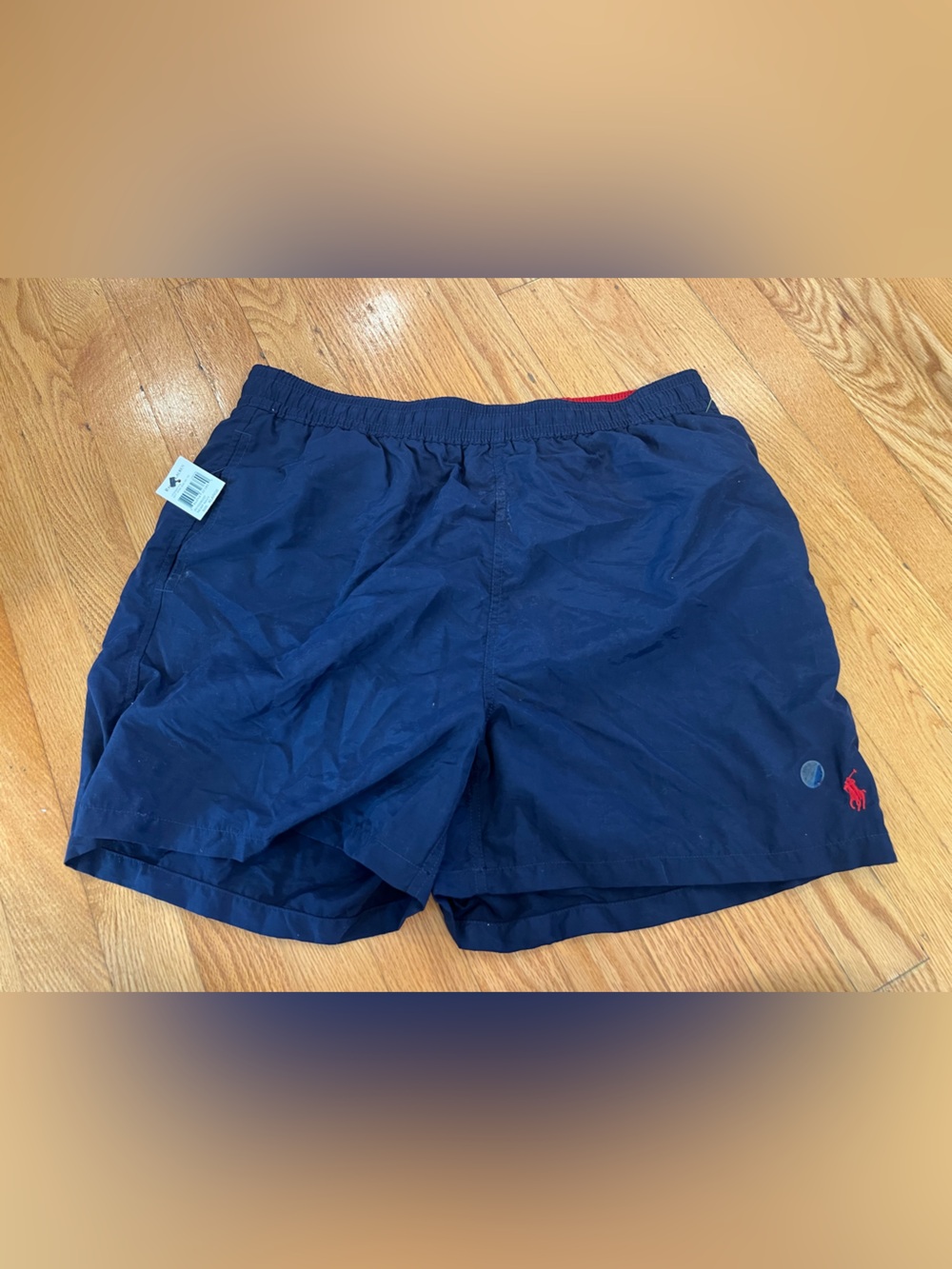 Polo Ralph Lauren navy blue swim trunks NWT